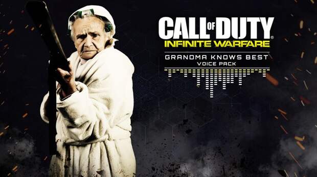 Новое DLC для CoD: Infinite Warfare с "озвучкой от бабушки" стоит 6 тыс. рублей
