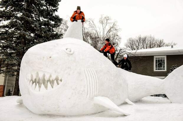 Снежные скульптуры братьев Бартц