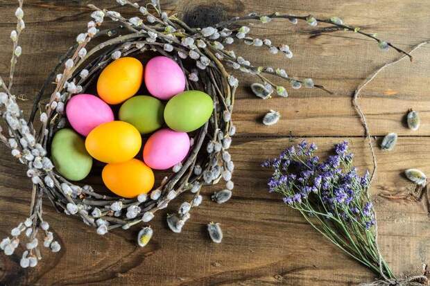 Ограничения цветовых решений для крашения пасхальных яиц
