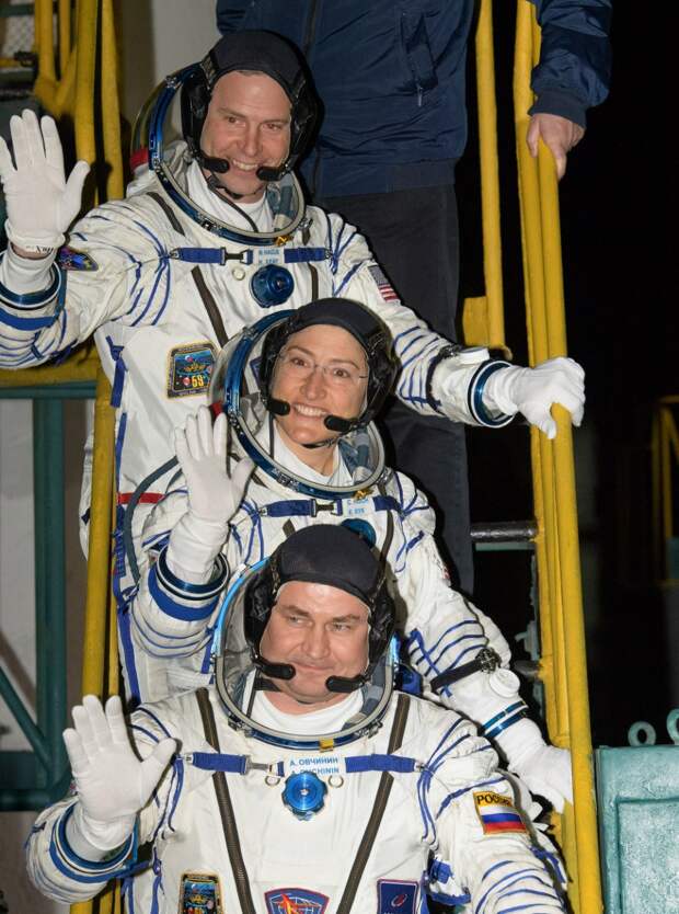 Старт космического корабля Союз МС-12