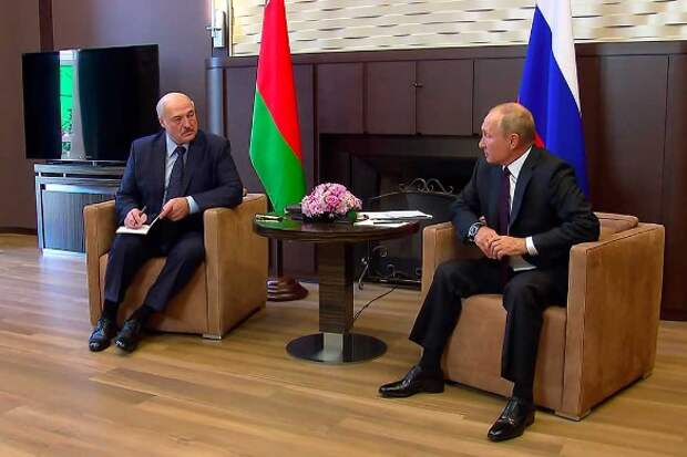 Александр Лукашенко и Владимир Путин. Фото: Пресс-служба президента РФ/ТАСС