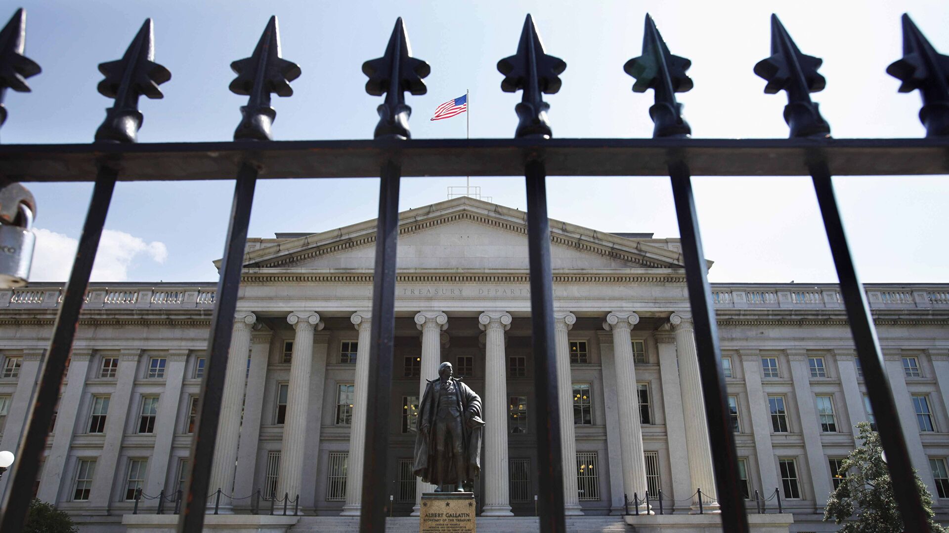 Здание Министерства финансов США в Вашингтоне Здание Министерства финансов США в Вашингтоне - РИА Новости, 1920, 27.09.2021