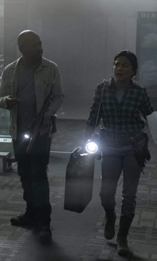 Morgan and Grace - Fear the Walking Dead Season 5 Episode 10