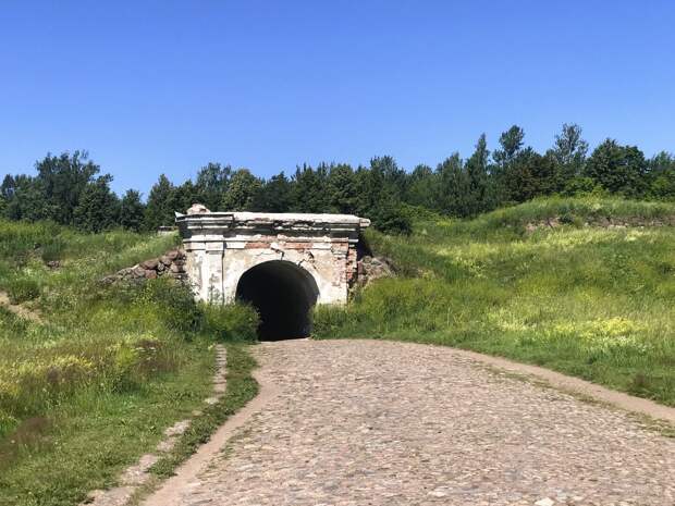 Аннинские укрепления лучше видны на любой карте, а на месте выглядят примерно так