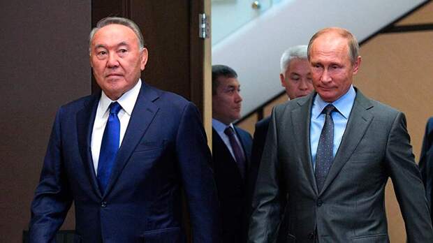 Назарбаев с Путиным