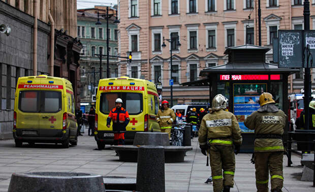 Взрыв в метро в Санкт-Петербурге