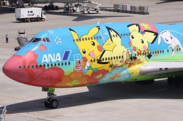 Японский перевозчик All Nippon Airways или просто ANA, конечно, в своих мотивах. необычные самолёты, раскраска, самолёты