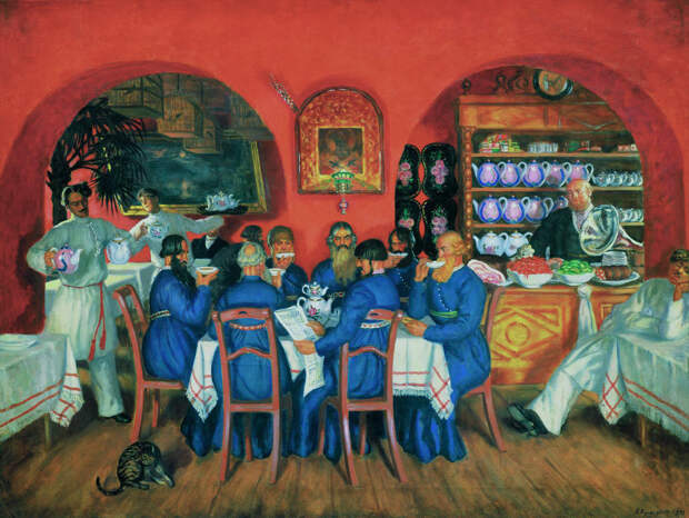 Борис Кустодиев, «Московский трактир», 1916 год