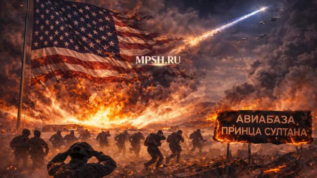 «Мы горим! Помогите!»: иранская гиперзвуковая ракета разнесла авиабазу принца Султана — американские солдаты горят заживо, Пентагон в шоке