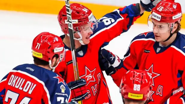 ЦСКА с минимальным счётом обыграл «Автомобилист» в матче КХЛ