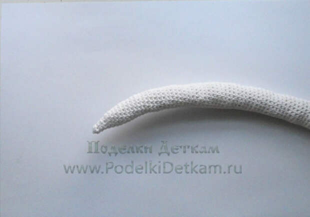 Вязаная крючком змея