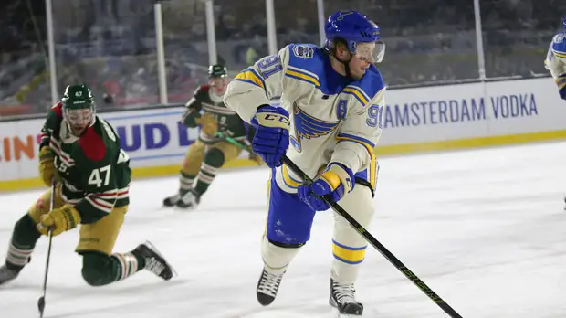 Шайбы Тарасенко и Барбашёва помогли «Сент-Луису» обыграть «Миннесоту» в матче НХЛ