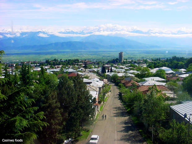 город Телави и Алазанская долина