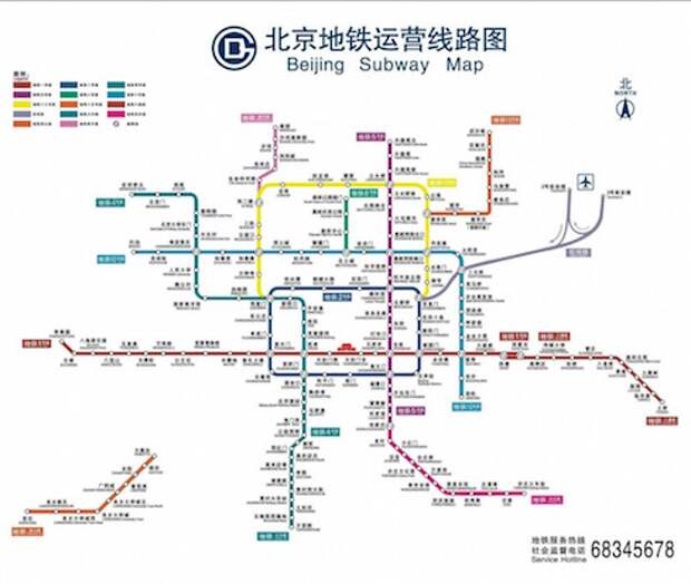 Самое большое метро в мире карта