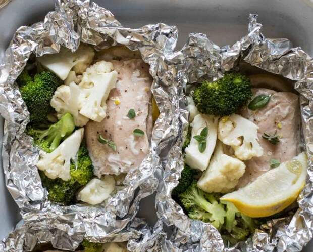 Простой рецепт для духовки: рыба с брокколи