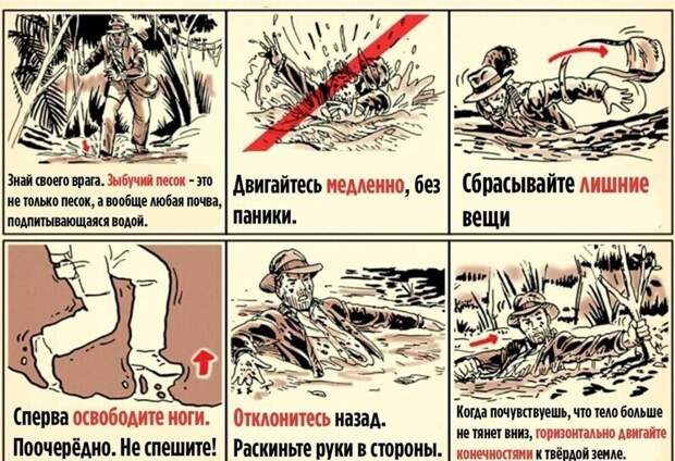 Как выбраться из зыбучего песка Как выбраться из зыбучего песка