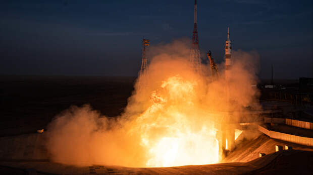 С Байконура стартовала ракета с грузовым кораблем «Прогресс МС-34»