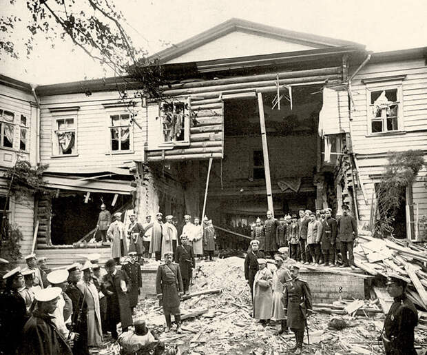Дом П.А. Столыпина после взрыва