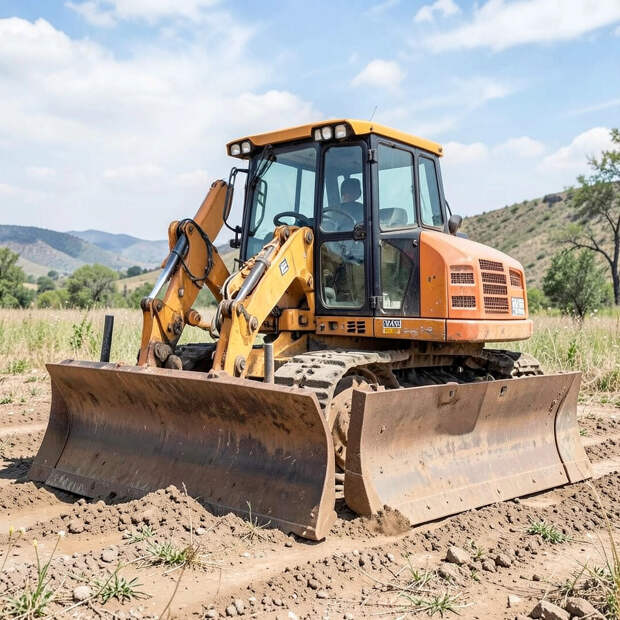 Смертоносный бульдозер протаранил толпу на рынке