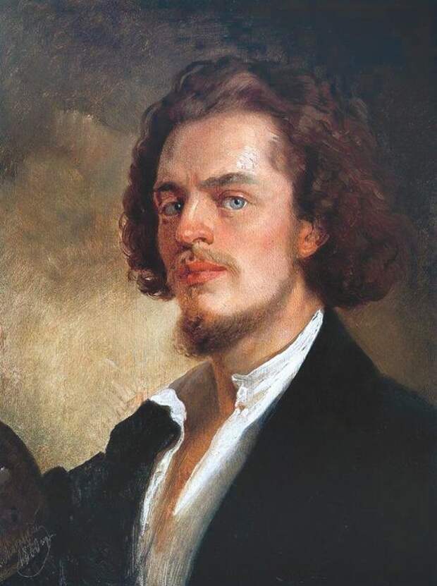 Константин Маковский, «Автопортрет», 1860. / Фото: www.mosjour.ru Константин Маковский, «Автопортрет», 1860. / Фото: www.mosjour.ru