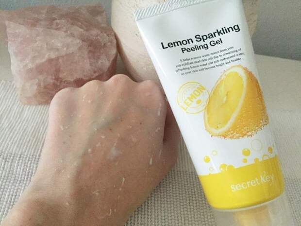 Secret Key Lemon sparkling peeling gel пилинг-скатка