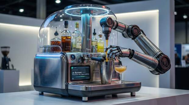 AI Barmen гарантирует точный вкус напитков в любой точке планеты