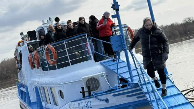 В Рязани из-за половодья запустили катер до села Заокское