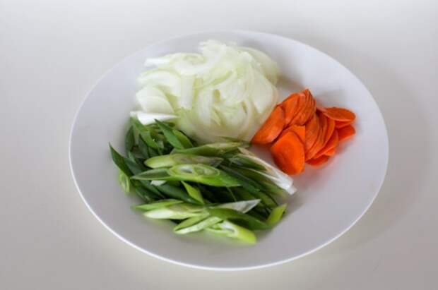 Овощи для булгаги. Корейская кухня.Рецепт.