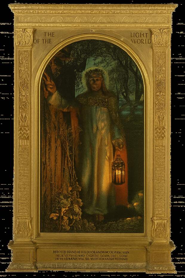 Уильям Холман Хант, «Свет мира» (1854). Собрание собора Святого Павла, Лондон.  