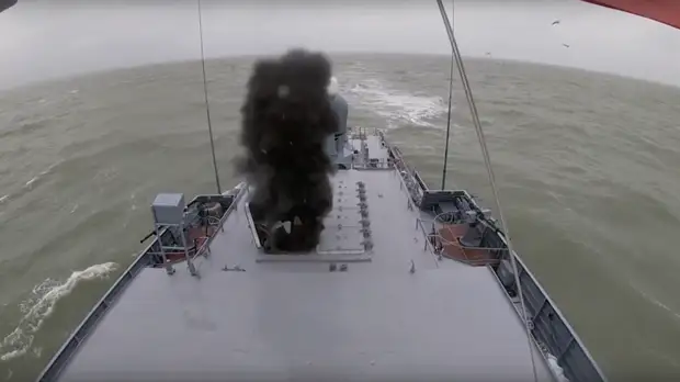 Каспийская флотилия провела итоговые в 2021 году тактические учения