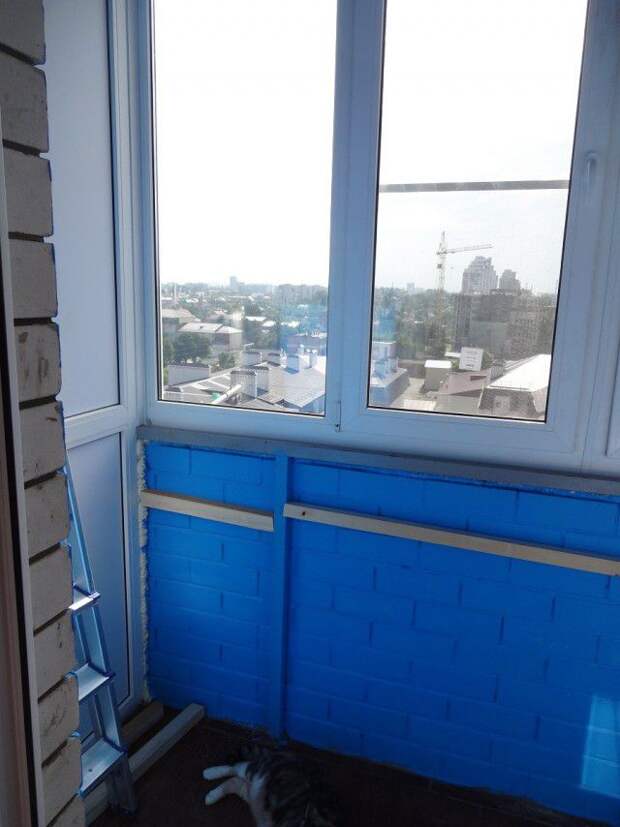 Кабинет на балконе  балкон, кабинет