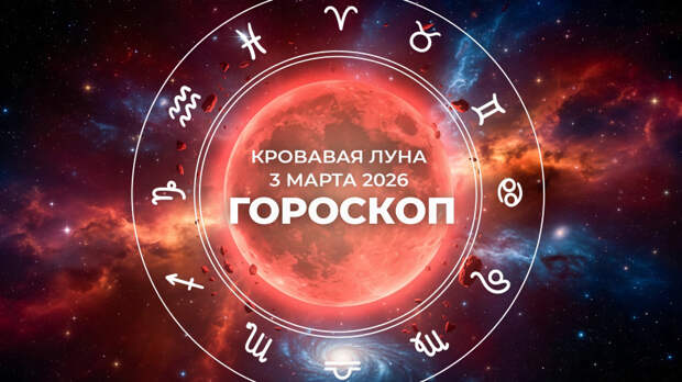 Гороскоп на Кровавую луну: что ждать знакам зодиака в день затмения 3 марта