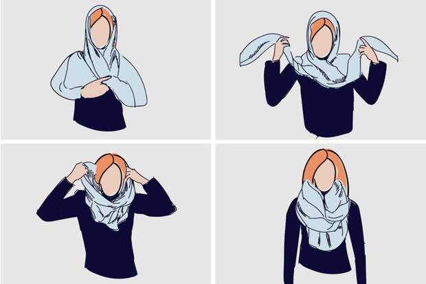 12 вариантов элегантно завязать платок на шее