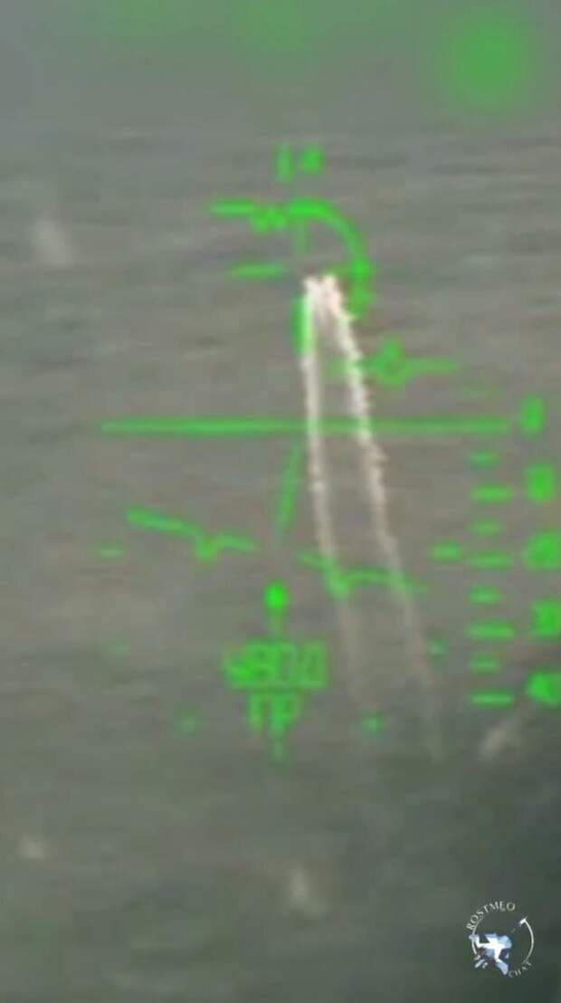 А это уже процесс работы по украинским БЭК истребителя Су-30СМ из своей 30-мм