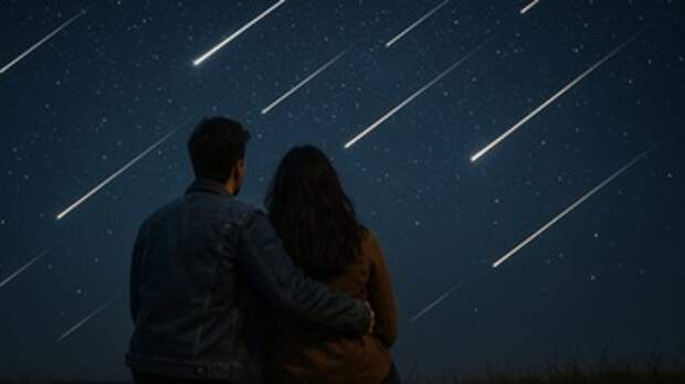 Звездопад / Изображение сгенерировано ИИ ChatGPT / amic.ru