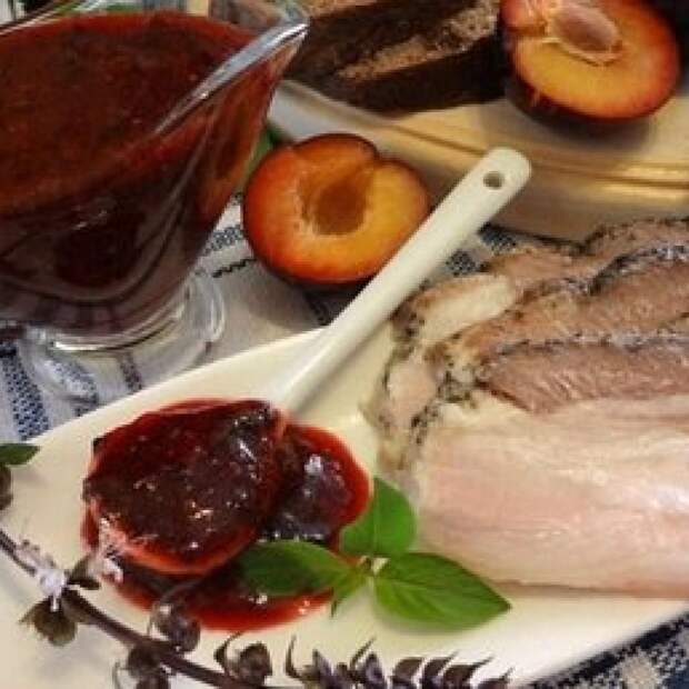 Вкусные рецепты сливового соуса к мясу