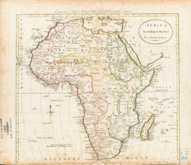 Английская карта 1795 год