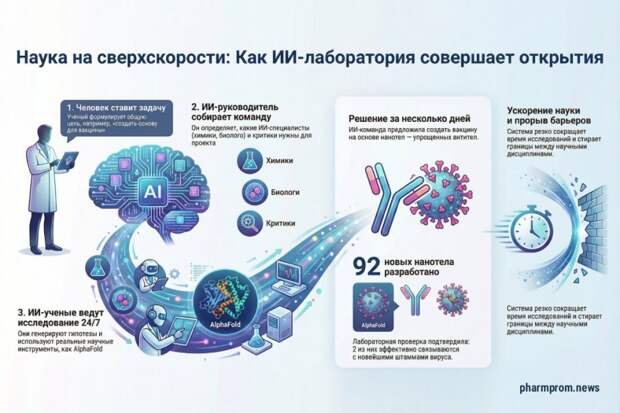 Виртуальная лаборатория коллектива ИИ разрабатывает наноантитела к SARS-CoV-2