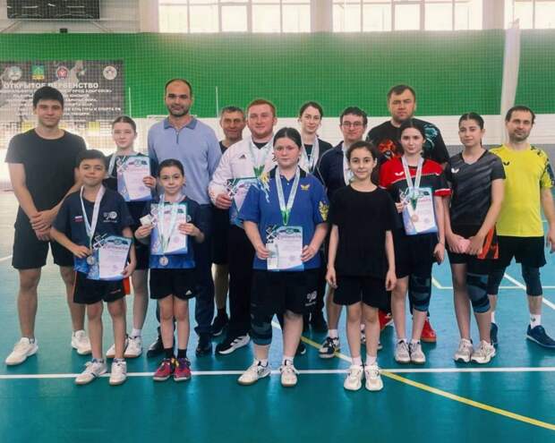 В Адыгейске прошло открытое первенство по настольному теннису