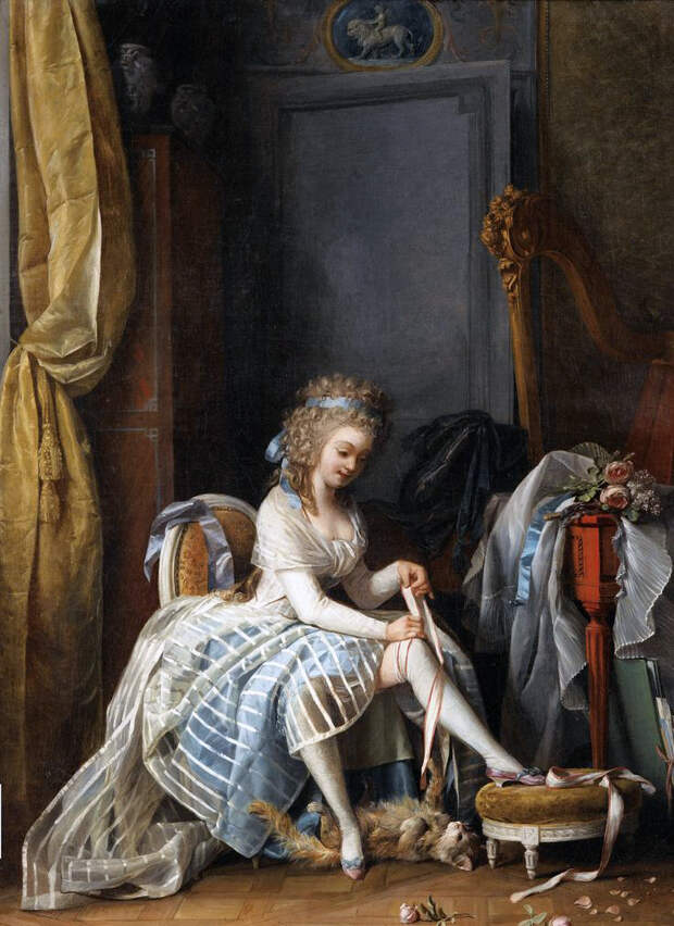 Niklas Lafrensen – Young Woman at Her Toilette. С. 1780