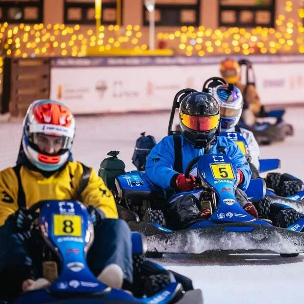 Ростех выступил генеральным партнером соревнования по ледовому картингу