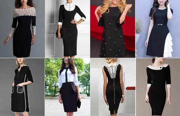 Как освежить надоевшее черное платье — 42 модели, кардинально меняющие образ!