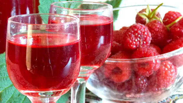 Домашний ликер из свежей малины