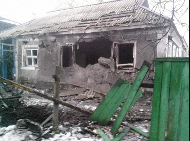 Донецк, разрушения