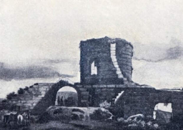 Рисунок Вебеля Сюйреньской крепости