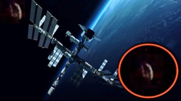 Очередной НЛО появляется рядом с Международной Космической Станцией