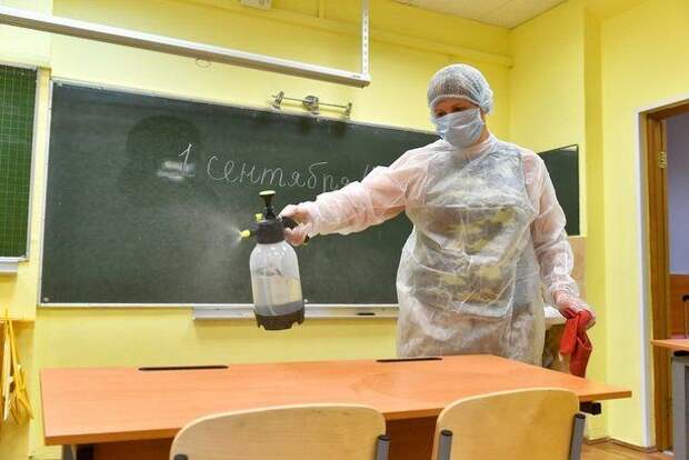 Зеленоградские школы провели профилактику COVID-2019 в преддверии нового учебного года Зеленоградские школы провели профилактику COVID-2019 в преддверии нового учебного года