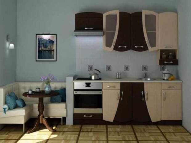 Заменив фасады, можно создать эксклюзивный дизайн кухни. /Фото: kitchenremont.ru Заменив фасады, можно создать эксклюзивный дизайн кухни. /Фото: kitchenremont.ru