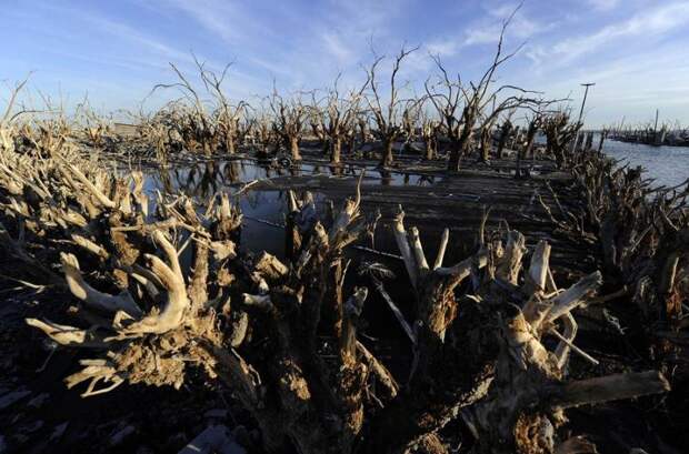 Город пробыл 25 лет под водой город, катастрофа