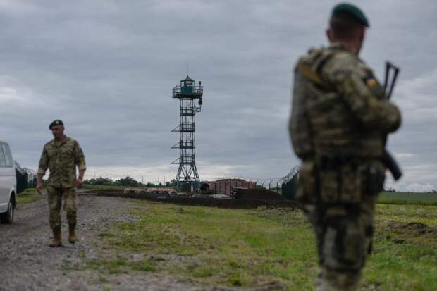 Как выглядит стена на границе Украины с Россией граница, прикол, факты